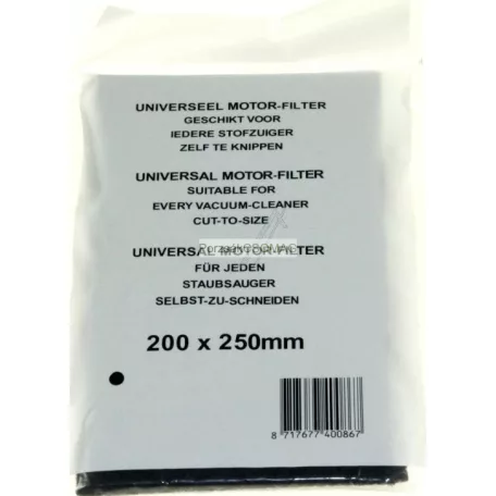 Motorszűrő Univerzális 24cm x 20cm x 5mm Miele kompatibilis