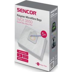   Porzsák SVC68S1F 5db/csomag + 1db  mikrofilter Sencor SVCX 0650