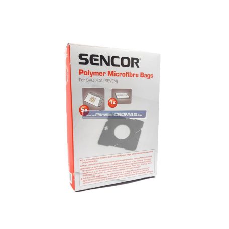 Porzsák 5db/csomag + 1 filter SVC 7CA Sencor
