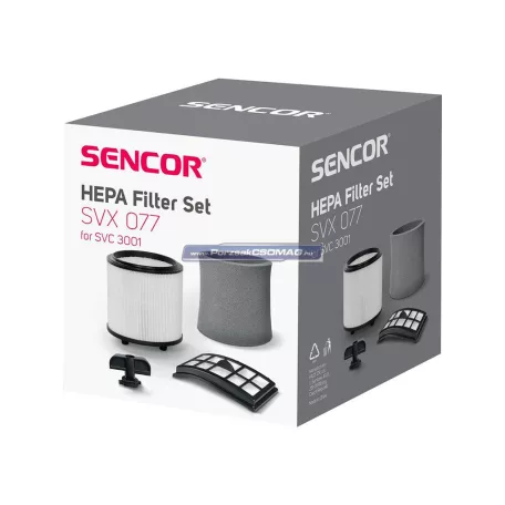 Hepa Filter/Szűrő készlet Sencor SVX077HF / SVC 3001 Orca Porszívóhoz