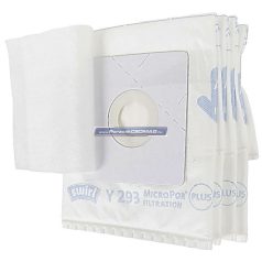   Porzsák SWIRL Y293 4db/csomag + 1db mikroszűrő, Antiallergén, mikroszálas