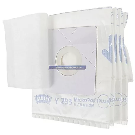 Porzsák SWIRL Y293 4db/csomag + 1db mikroszűrő, Antiallergén, mikroszálas