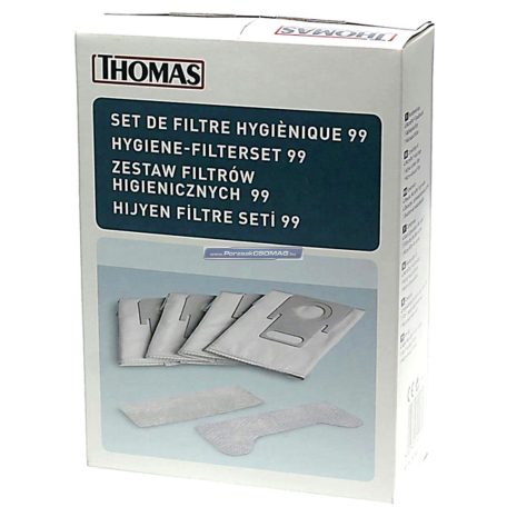 Porzsák 787246 4db/csomag + 2 FILTER Thomas BOX99, mikroszálas
