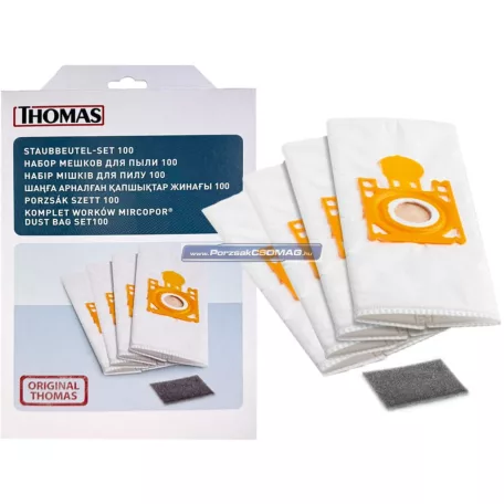 Porzsák THOMAS 787252 4db/csomag mikroszálas