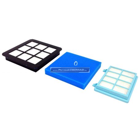 Hepa szűrő készlet Philips FC8010,FC9331,FC9332 kompatiilis 3 részes