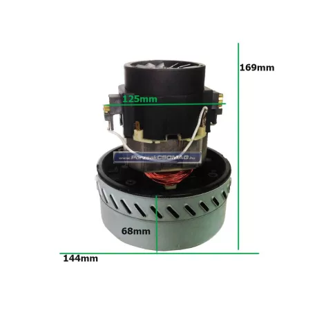 Takarítógép motor 1000W Magas Kétlapátos csavaros felfogatással