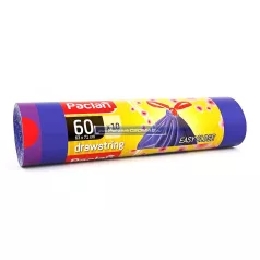   Szemeteszsák 60L (10db/tekercs) 63cmx71cm Paclan Zárszalagos Illatos