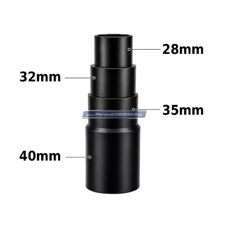 Adapter lépcsős Ø28-32-35mm / Ø35mm csatlakozású gégecsőhöz