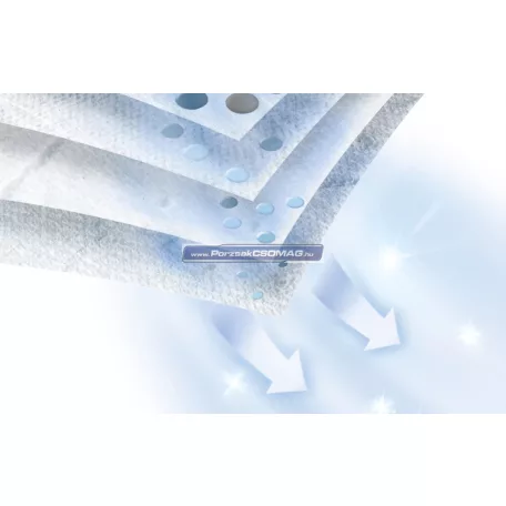Bosch porzsák VZ41FGALL 17003049 4db/csomag mikroszálas