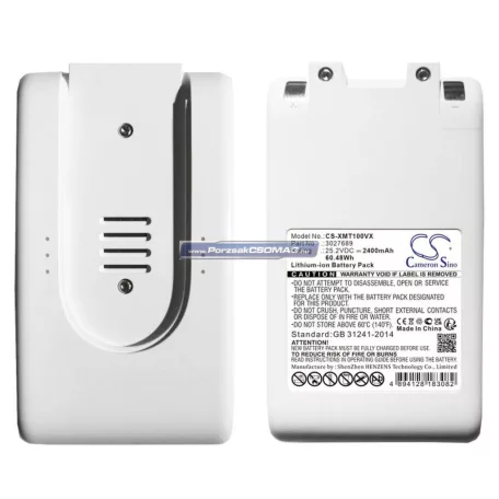 Akkumulátor 25,2V 2400mAh Li-Ion porszívóhoz