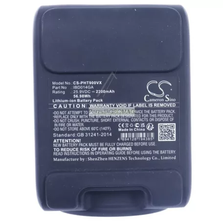 Akkumulátor 25,9V 2,2A Li-Ion porszívóhoz X432896