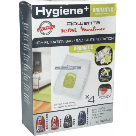 Porzsák ZR200920 Rowenta Hygiene+ Aromatic