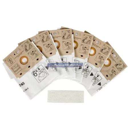 Papir porzsák ZR745 6db/csomag Rowenta DYMBO