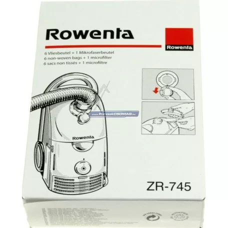 Papir porzsák ZR745 6db/csomag Rowenta DYMBO